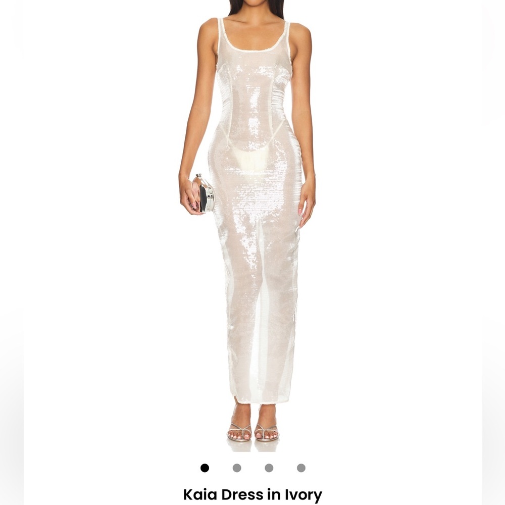Ivory Sequin Jumpsuit